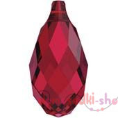 Swarovski 6010 11 мм Briolette, Scarlet