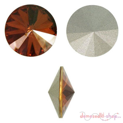 Swarovski Риволи 1122 14 мм Crystal Copper