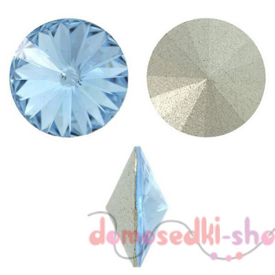 Swarovski Риволи 1122 12 мм Aquamarine